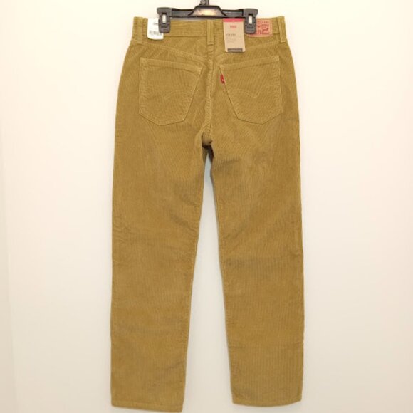 Levi's Women's 27x30 Low Pro Mid Rise Corduroy Pant Golden Brown NWT - Picture 2 of 5